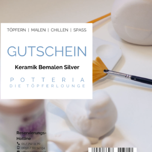 Keramik Bemalen Silver: 60 €