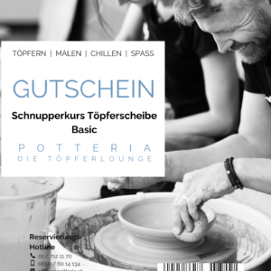 Schnupperkurs Töpferscheibe Basic: 40 €